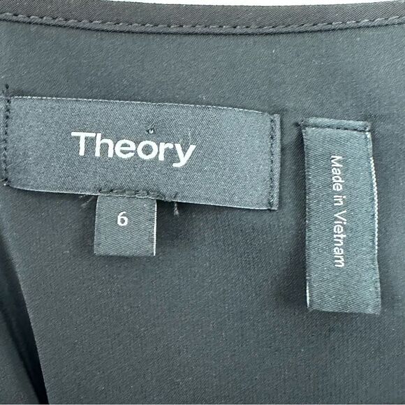 Theory Antazie Shift Dress Black Size 6 - Picture 9 of 10